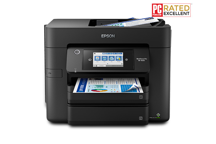 Epson WorkForce Pro WF-4830 Print, Copy, Scan, Fax, WiFi, Auto-Duplex — Epson All In One