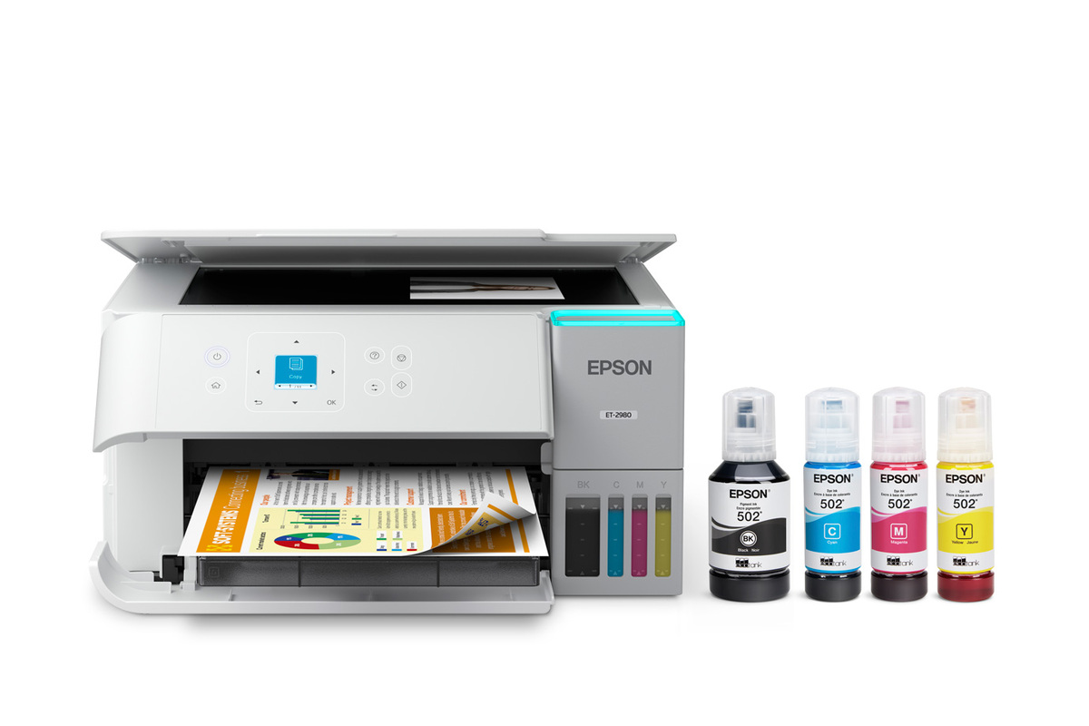 Epson EcoTank ET-2980 Print, Copy, Scan, WiFi, ADF, Auto-Duplex Supertank — Epson Tank