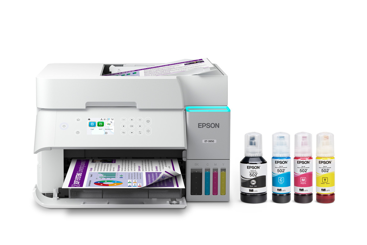 Epson EcoTank ET-3950 Print, Copy, Scan, WiFi, Ethernet, Supertank — Epson Tank