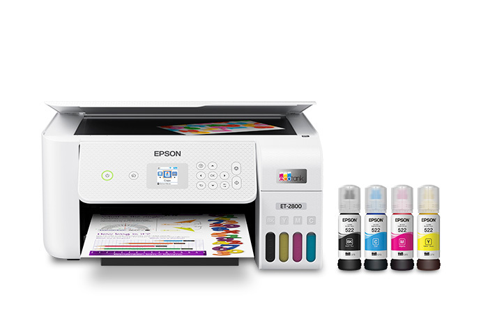 Epson EcoTank ET-2800 Print, Copy, Scan, WiFi, Supertank All-in-One — Epson Tank