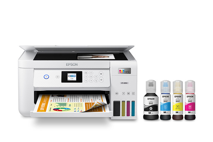 Epson EcoTank ET-2850 Print, Copy, Scan, WiFi, Auto-Duplex Supertank — Epson Tank