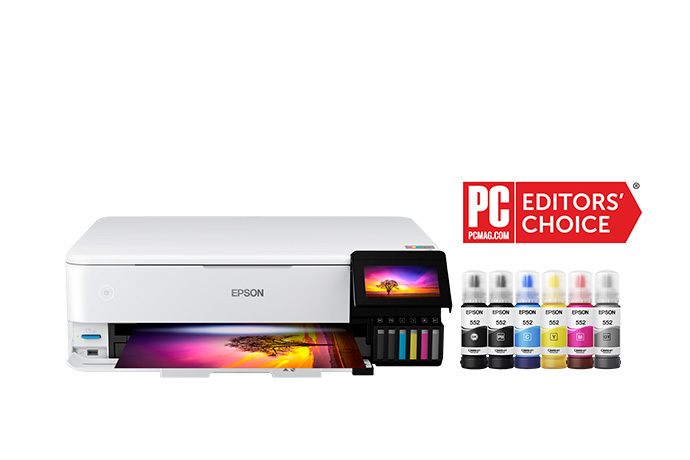 Epson EcoTank Photo ET-8550 Print, Copy, Scan, WiFi, Wide-Format Supertank — Epson Tank