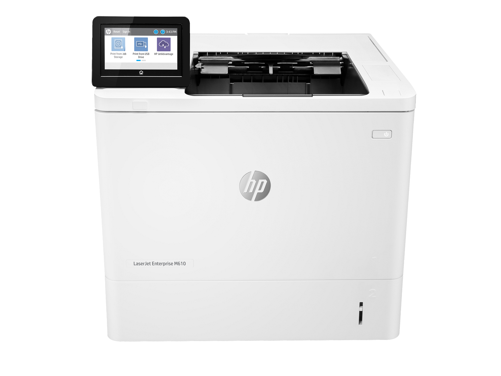 HP LaserJet Enterprise M610dn Print, Ethernet, Auto-Duplex, Refurbished Mono Laser — HP Enterprise