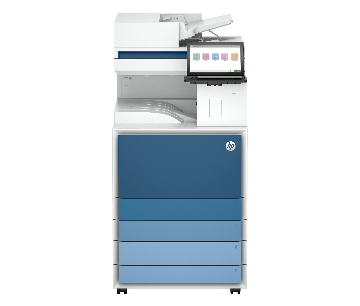 HP LaserJet Enterprise Flow MFP 8601z Print, Copy, Scan, Fax, WiFi, Enterprise Laser — HP Enterprise