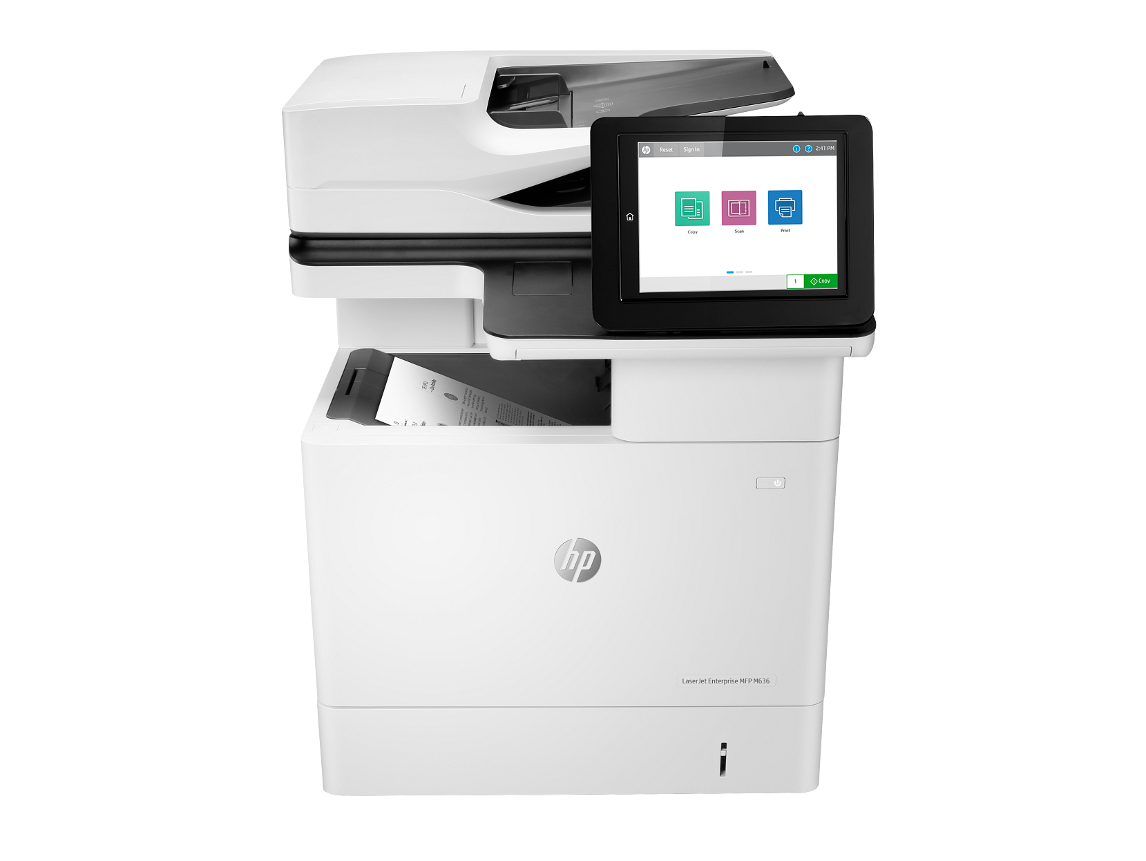 HP LaserJet Enterprise MFP M636fh Print, Copy, Scan, Fax, Refurbished Mono Laser — HP Enterprise