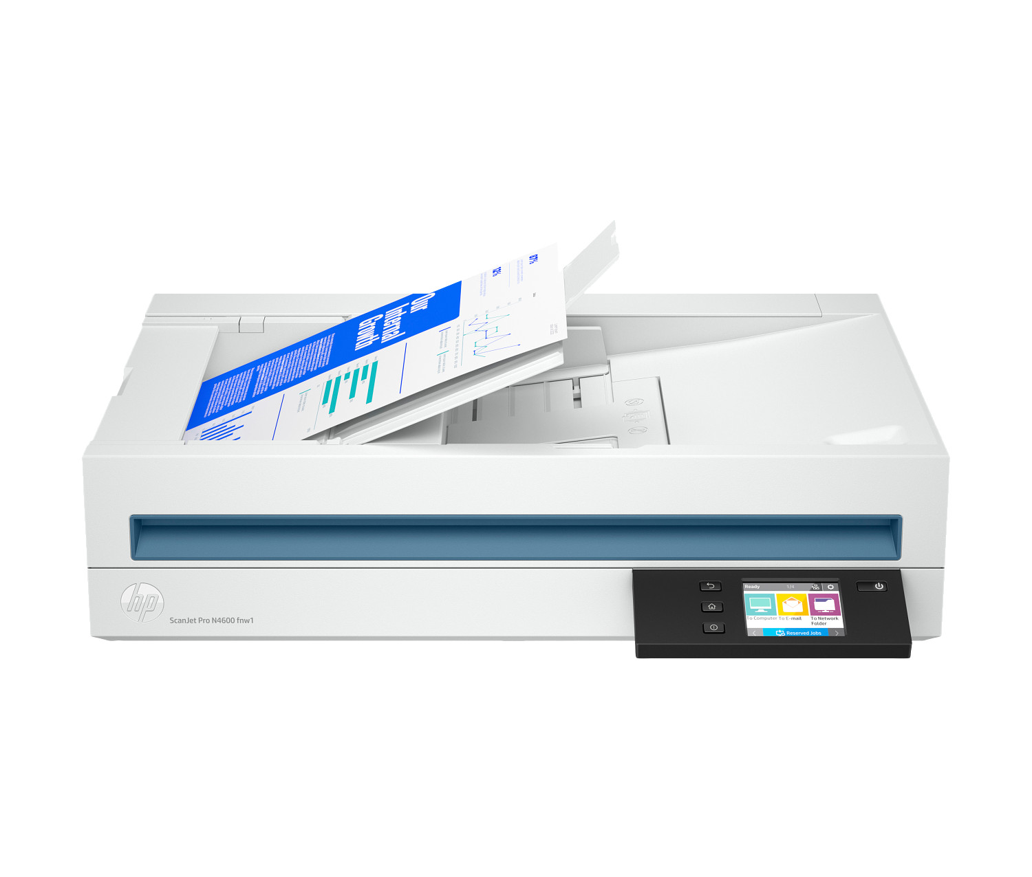 HP ScanJet Pro N4600 fnw1 Scan, USB, WiFi, Ethernet, Duplex Document Scanner — HP Document