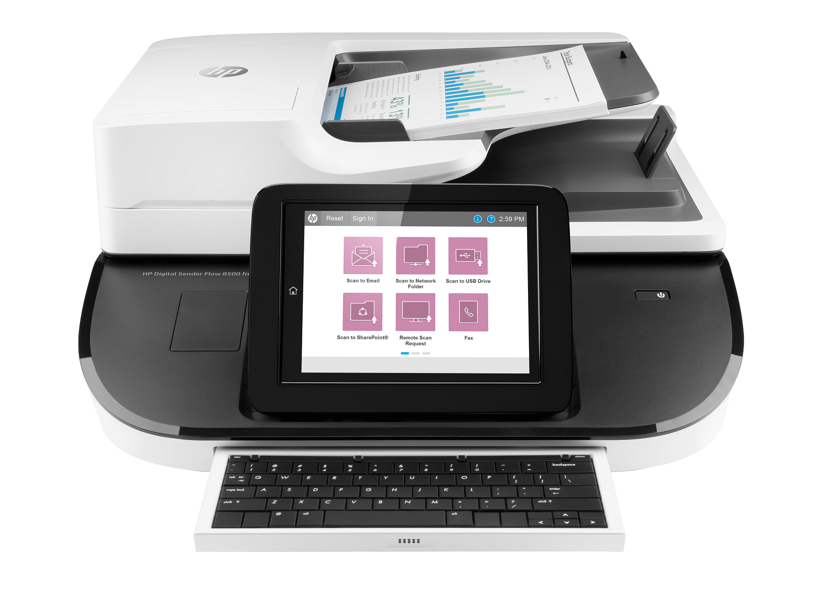 HP Digital Sender Flow 8500 fn2 Scan, USB, WiFi, Ethernet, Network Document Scanner — HP Enterprise